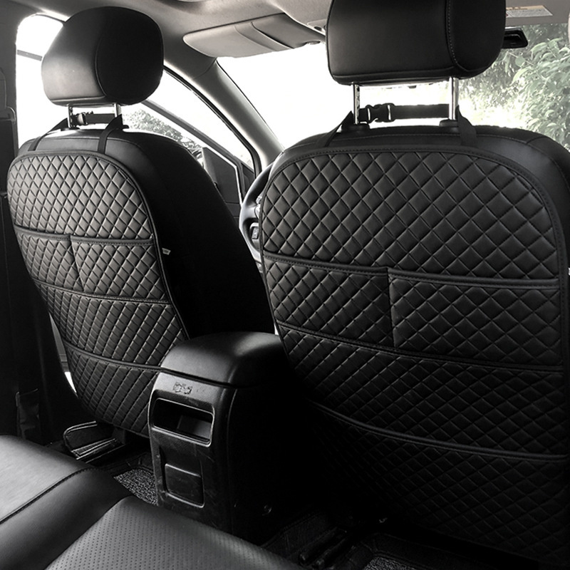 Infant Car Seat Cover - Auto Anti Kicks Pad Met Organizer