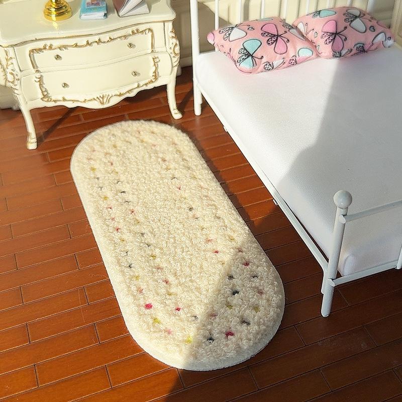Play Mat - 1:12 Poppenhuis Miniatuur Pluche Tapijt Pluizige