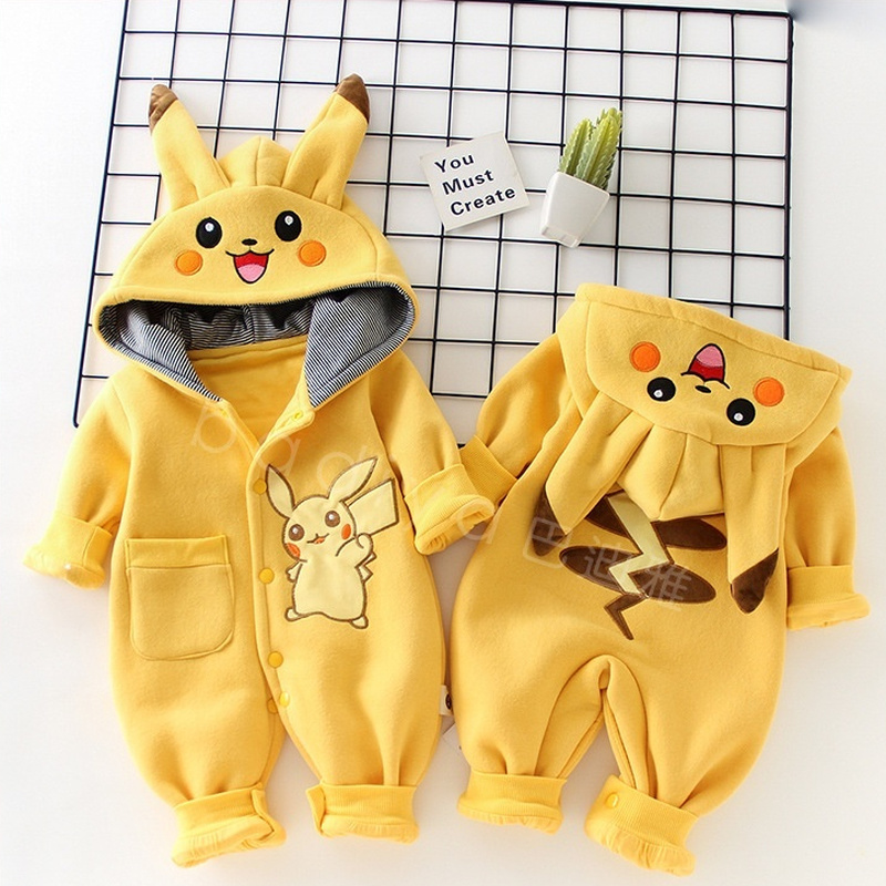 Baby Products Useful - Cartoon Pocket Monsters Baby Pyjama Pasgeboren