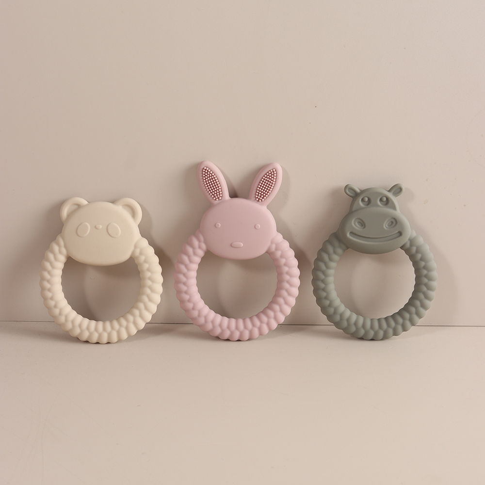 Baby Products Rabbit - Schattige dieren siliconen bijtring BPA vrij