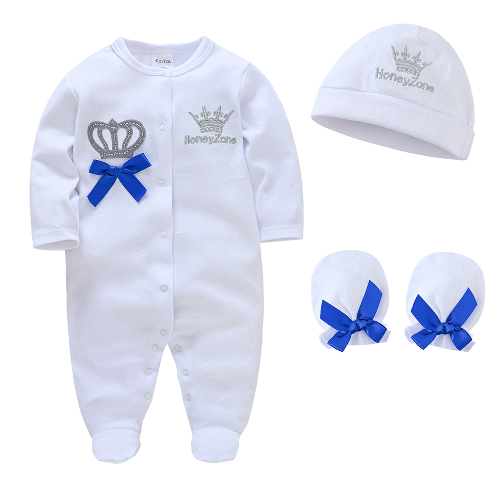 Baby Products Sale - 4 stuks/set witte babykledingset jongens meisjes