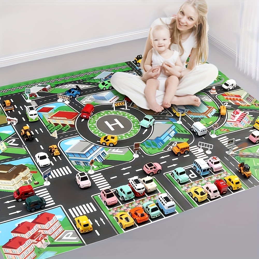 1pc, stadsverkeersspeelkleed,  - Play Mat recensie en prijs
