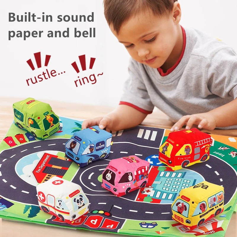 Zachte autospeelgoedset met sp - Play Mat recensie en prijs